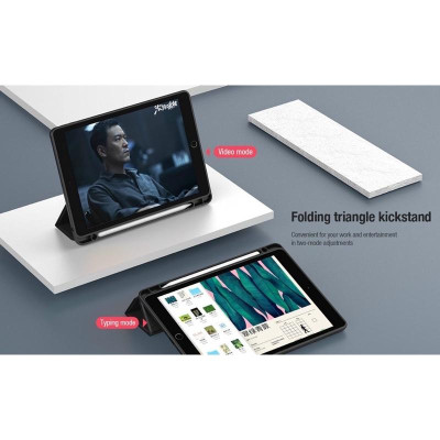 Bao da cho iPad Mini 7 , Mini 6 hiệu NILLKIN BEVEL LEATHER CASE - Hàng chính hãng