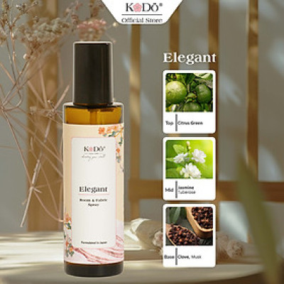 Chai Xịt Đa Năng Hương Thơm Nước Hoa KODO Room & Fabric Spray 2in1 Tiện Dụng Khử Mùi Phòng, Quần Áo, Xe Hơi