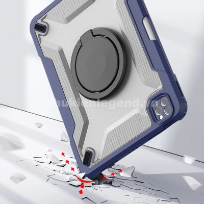 Ốp Lưng Kèm giá đỡ Cho iPad Air 6 11inch M2 2024 hiệu WIWU Mecha Rotative Stand Case - Hàng chính hãng