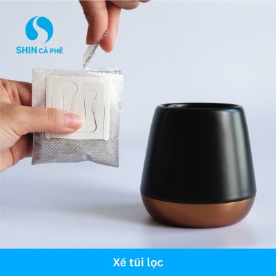 Cà phê SHIN Blend - SHIN Cà Phê - Phin giấy tiện lợi - Hộp 10 gói