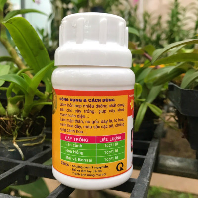 Phân SUPER ROOTS - Sữa Dinh Dưỡng cho Lan và Cây Trồng giúp cây khỏe hoa to đẹp - 100ml