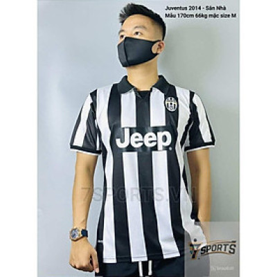 Áo Bóng Đá Retro Juventus 2014 - Sân Nhà bản cao cấp vải Cotton Polyester