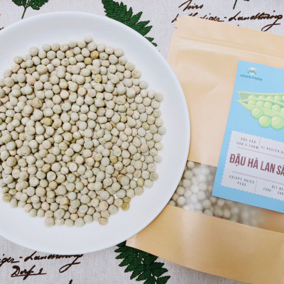 Đậu hà lan sấy giòn nguyên vị ăn liền loại 1, không muối, không biến đổi gen _ Crispy dried Peas non GMO
