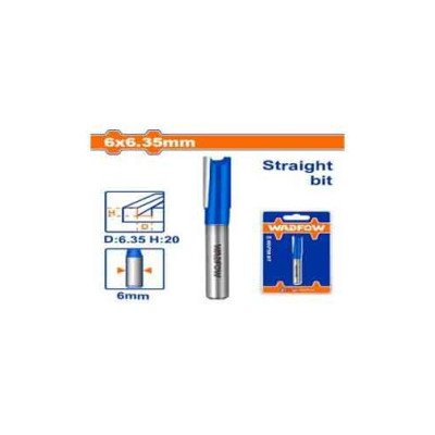 MŨI PHAY GỖ THẲNG 6X6.35MM WRG1401 WADFOW - HÀNG CHÍNH HÃNG