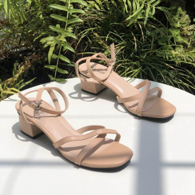 Sandal cao gót 9 phân nữ hot trend  trẻ trung năng động 21420