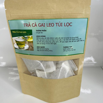 Trà cà gai leo túi lọc ( Mỗi hộp gồm 30 gói 5g) - Giúp thanh nhiệt mát gan, cải thiện các vấn đề cho gan