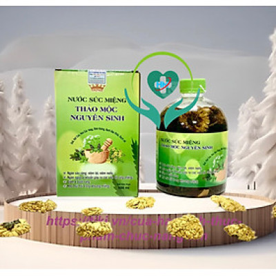 Nước súc miệng thảo dược nguyên sinh kingphar - chai 500ml