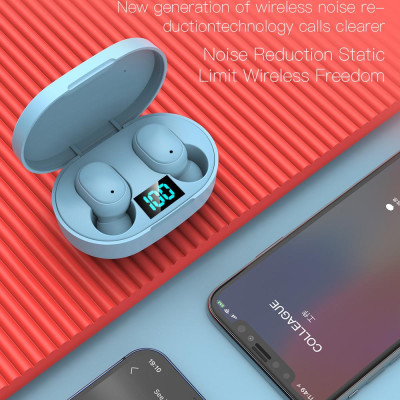 CINCATDY Tai Nghe Bluetooth V5.0 Earbuds Gaming Headphone True Wireless Headset E6S - Hàng Chính Hãng