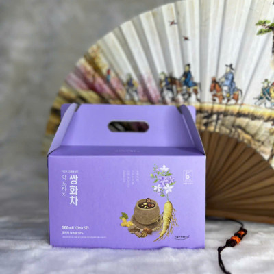 Trà Thảo mộc SSanghwacha rễ cát cánh - Bell Flower Herb Tonic Tea - Ginseng House hộp 5 gói x 100ml