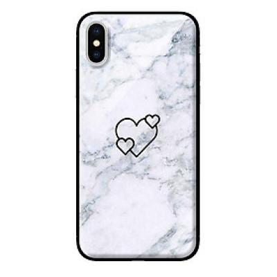 Ốp kính cường lực cho iPhone X Ba Trái Tim - Hàng chính hãng