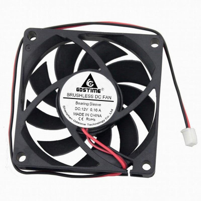 1 Pcs Gdstime 70x70x15mm 12V DC Burshless Cooling Fan 70mm x 15mm 7cm PC Case Cooler 70mmx70mmx15mm 7015 2Pin