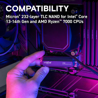 SSD Crucial T705 M.2 PCIe NVMe 1TB Gen5 - CT1000T705SSD3 - HÀNG CHÍNH HÃNG
