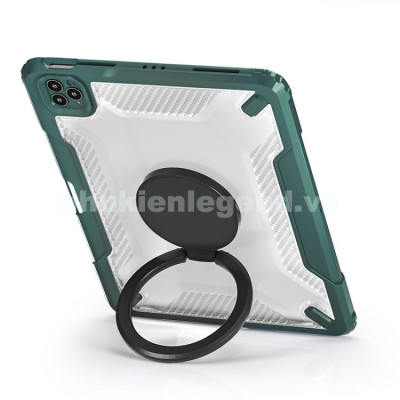 Ốp Lưng Kèm giá đỡ Cho iPad Air 6 11inch M2 2024 hiệu WIWU Mecha Rotative Stand Case - Hàng chính hãng