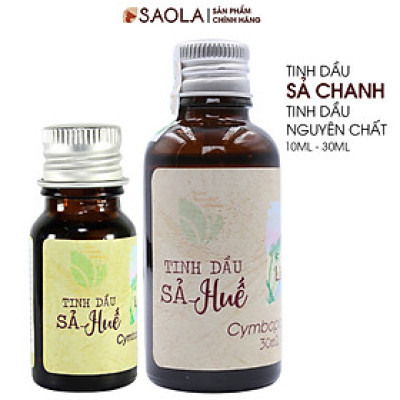 Tinh dầu Sả Huế thương hiệu Làng Hạ 30ml: Dùng để xông phòng, làm sạch không khí, xua đuổi côn trùng