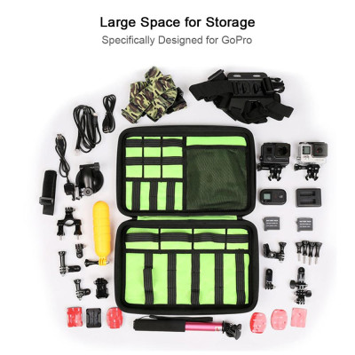 Hộp đựng máy ảnh BUBM Professional Gopro cho Hero 4, 3+, 3, 2, 1 và các phụ kiện để đi du lịch hoặc lưu trữ tại nhà