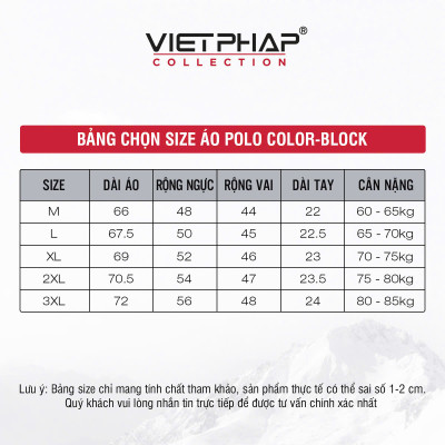 Áo Polo Nam VIỆT PHÁP Form Basic Chất liệu Cotton Pique co giãn thấm hút mồ hồi tốt 3402