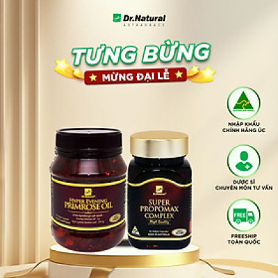 Bộ Sản Phẩm Tăng Đề Kháng, Cải Thiện Nội Tiết: Viên Uống Keo Ong 60 Viên, Viên Nội Tiết Úc 180 Viên