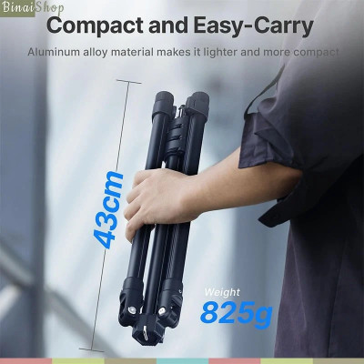 Ulanzi TT43 - Chân Tripod Gấp Gọn Đa Năng Cấu Trúc Hình Tam Giác Cho Đèn, Máy Ảnh, Điện Thoại, Chịu Tải 6kg - Hàng chính hãng