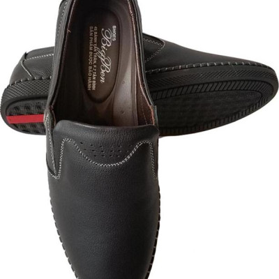 Giày Mọi Nam BIGGBEN Da Bò Thật GM134