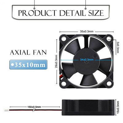 1Pcs Gdstime DC 14V Fan 3cm 31x31x1mm Dual Ball Axial Brushless 3D Printer Cooler Fan 31mmx1mm 31mm Laptop Cooling Fan