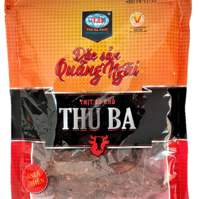 Combo 5 gói khô bò miếng lát 100gr ngon Thu Ba