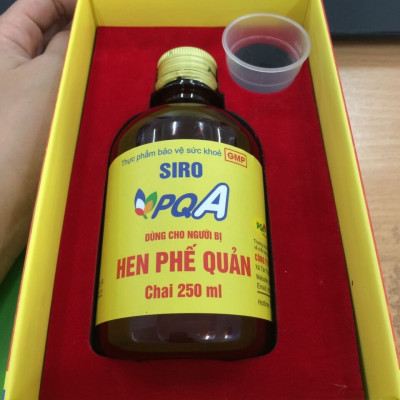 Siro Hen Phế Quản PQA Thành Phần Từ Thiên Nhiên Hỗ Trợ Bổ Phế, Giảm Ho, Long Đờm Và Khó Thở Hộp 250ml