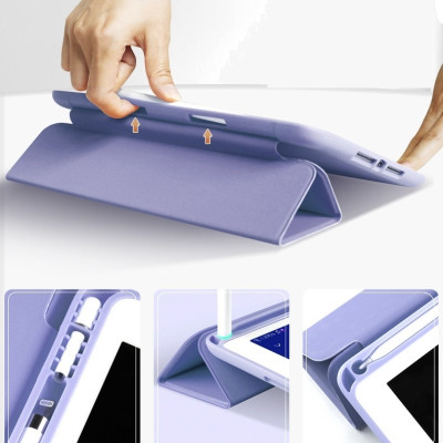 Bao Da TPU Cho iPad Gen 7/8/9 10.2 / Pro 10.5 inch Lưng Dẻo Nắp Gập Có Khay Để Bút ( hàng chính hãng)