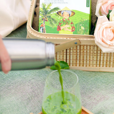 Bột Rau Má Đậu Xanh Cốt Dừa Dalahouse 200g, Thức Uống Mát Lành, Thanh Nhiệt Cơ Thể, Tốt Cho Người Tiểu Đường 