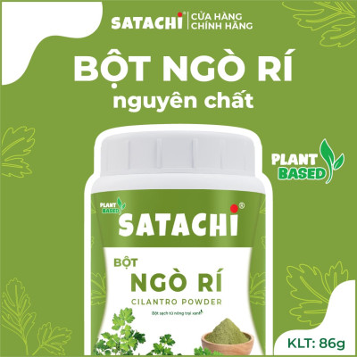 Bột Ngò Rí nguyê n chấ t SATACHI. Giả m că ng thẳ ng, lo â u, tố t cho Ga n Th ận, điều hò a kin h nguy ệt. Hộp 86g