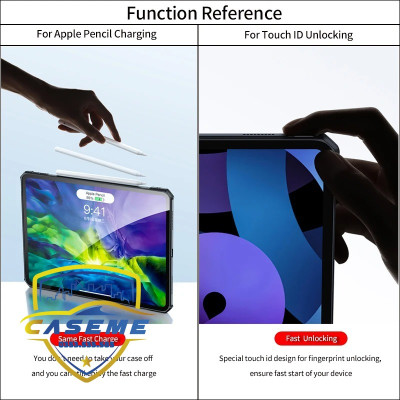 Ốp Lưng Chống Sốc XUNDD Dành Cho iPad Pro 11/12.9/13 inch - Tích Hợp Giá Đỡ - Hàng Chính Hãng