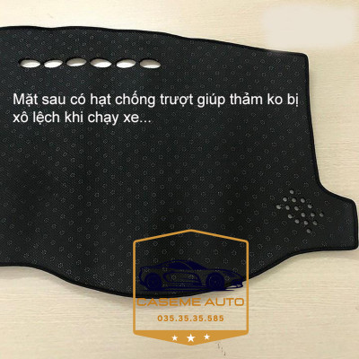 [TOYOTA COROLLA CROSS] Thảm Taplo 3 Lớp Dành Cho Xe TOYOTA COROLLA CROSS, Nhung Lông Cừu Và Da Vân Carbon Cao Cấp - Hàng Chính Hãng