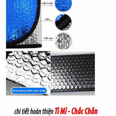 Combo 4 Tấm Chắn Nắng Ô TÔ Núm Hít Cực Rẻo Hút Chắc Hàng Dầy Đẹp