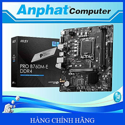 Bo Mạch Chủ Main MSI PRO Z760M-E DDR4 Socket LGA1700 - Hàng Chính Hãng