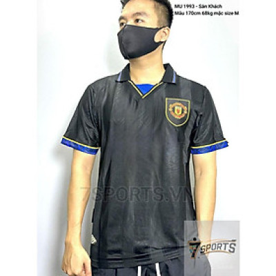 Áo Bóng Đá Retro Manchester United 1993 - Sân Khách bản cao cấp vải Cotton Polyester