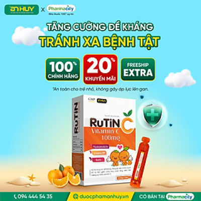 Rutin C ( hộp 20 ống )
