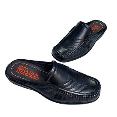 Dép Bít Mũi Nam Da Bò Thật TiTi ĐÔ Cao Cấp GSB2049