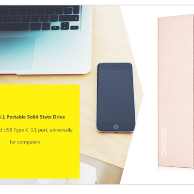 Ổ cứng thể rắn di động OSCOO 60G USB Type-C 3.1 SSD bên ngoài cho máy tính