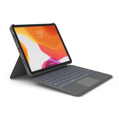 Bao Da Kèm Bàn Phím Không Dây WIWU ComboTuoch Dùng Cho iPad 10.2/ 10.5, iPad Pro 11 inch/Air 4/Air5, Ipad Gen 10( Có Khe Để Bút) Có Đèn Led Phím, Trackpad Mượt, Có Thể Tháo Rời Bàn Phím- Hàng chính hãng