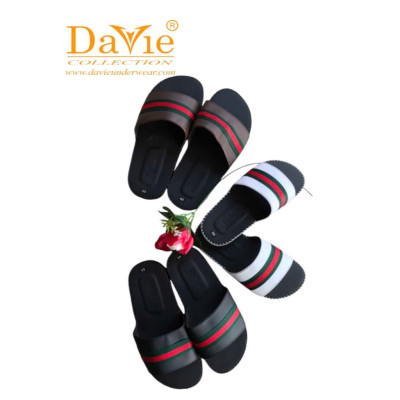 Dép Nam Quai Ngang Thương Hiệu Davie Mã Dvsd06 Đế Bằng Chống Trơn Trượt