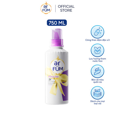 Nước Giặt Đậm Đặc Arfum Hương Nước Hoa, Dùng Cho Len, Lụa, Linen, Cotton Và Quần Áo Trẻ Em (750ml/ Chai)