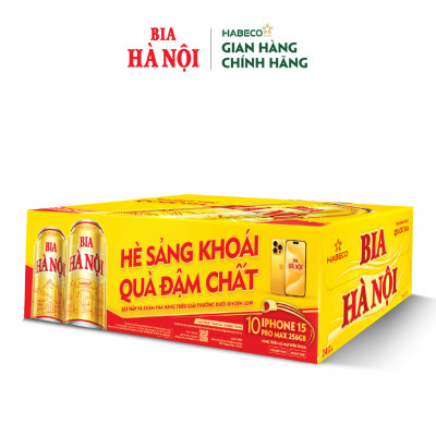 Bia Hà Nội phiên bản Tết - Thùng 24 lon 330ml