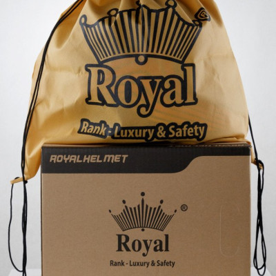 Túi vải đựng mũ bảo hiểm Royal Royce Rona Roc chất vải không dệt, hạn chế trầy xước - tem màu ngẫu nhiên