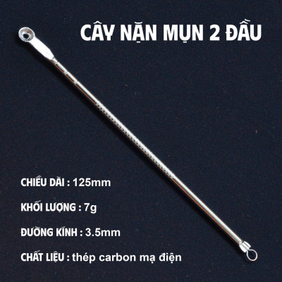 BỘ DỤNG CỤ NẶN MỤN 4 CÂY CÓ HỘP ĐỰNG - Hàng chính hãng