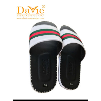 Dép Nam Quai Ngang Thương Hiệu Davie Mã Dvsd06 Đế Bằng Chống Trơn Trượt