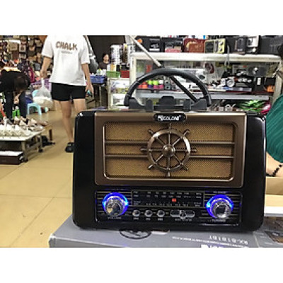 Đài FM RX -8080BT có bluetooth phong cách cổ điển âm thanh to rõ hỗ trợ thẻ nhớ usb-Hàng Chính Hãng