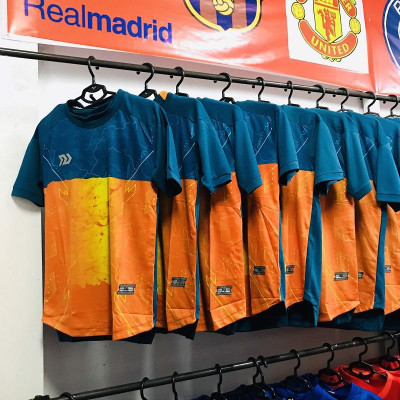 Bộ quần áo thể thao bóng đá phủi Bulbal chính hãng Cam 2022