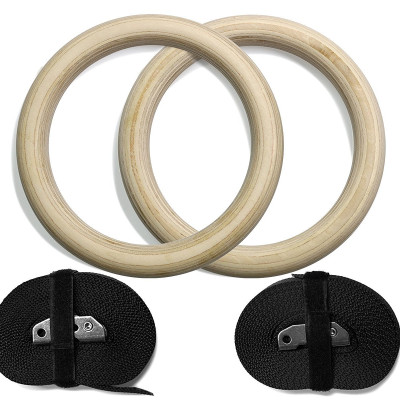 Vòng Treo Gỗ Tập Gym Gymnastic Rings Cleacco 