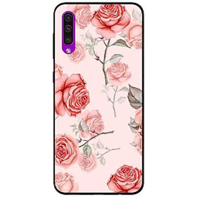 Ốp lưng dành cho Samsung A30s - A50 / A50s - A70 / A70s mẫu Hoa Tiết Hồng Cam
