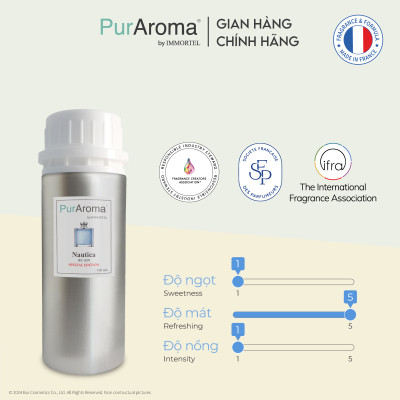 (Đậm Đặc | Chai Lớn) Tinh dầu HƯƠNG BIỂN nguyên chất PurAroma by IMMORTEL - Chính hãng Pháp