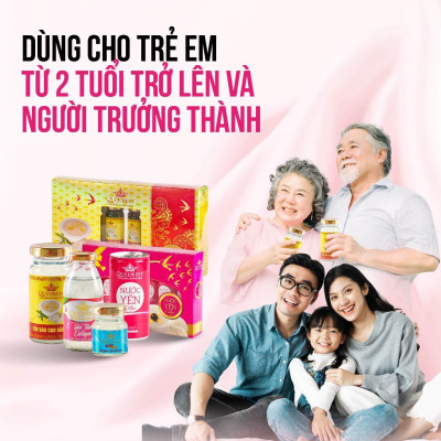 Nước Yến chưng sẵn Queennest 12% 70ml - Hộp 6 hũ 70ml - Hộp quà biếu tặng - Hàng Chính Hãng